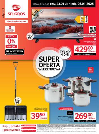 Gazetka Selgros - 23.01.2025 - 26.01.2025.