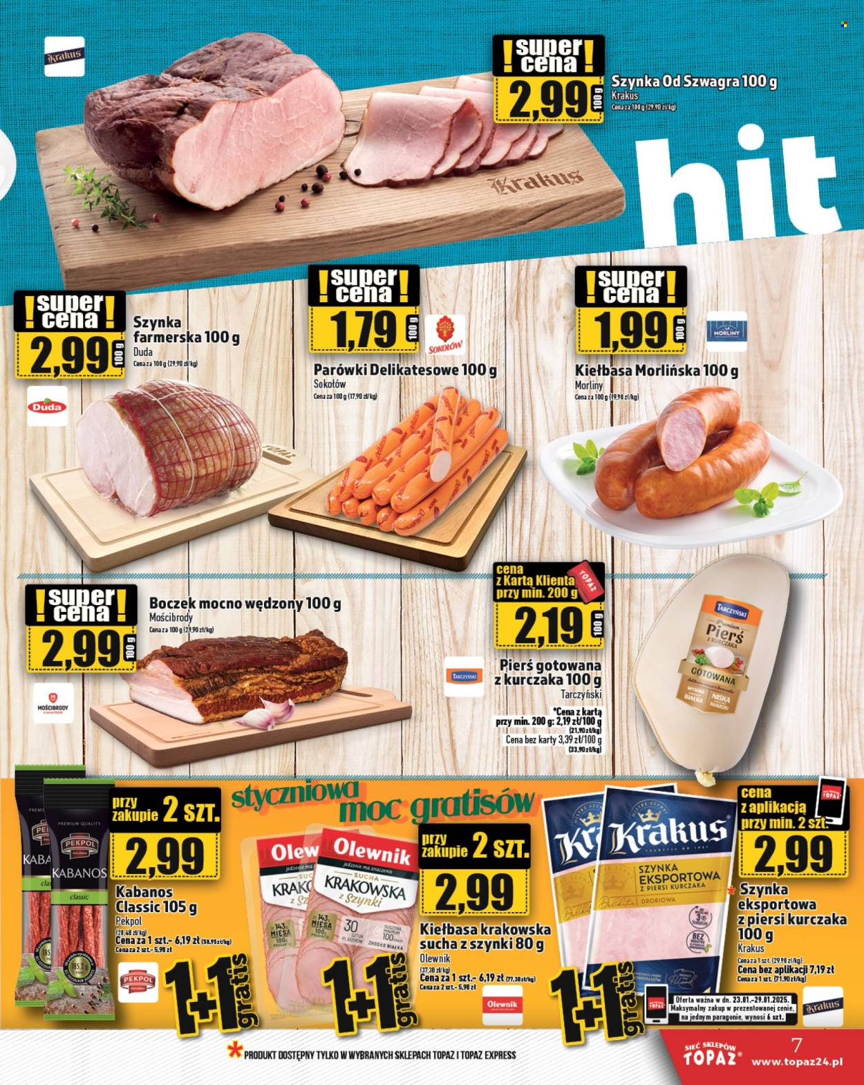 Gazetka Topaz - 23.01.2025 - 29.01.2025. Strona 7