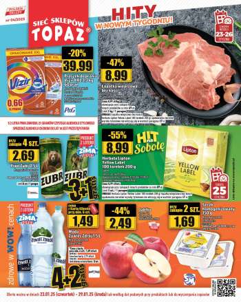Gazetka Topaz - 23.01.2025 - 29.01.2025.