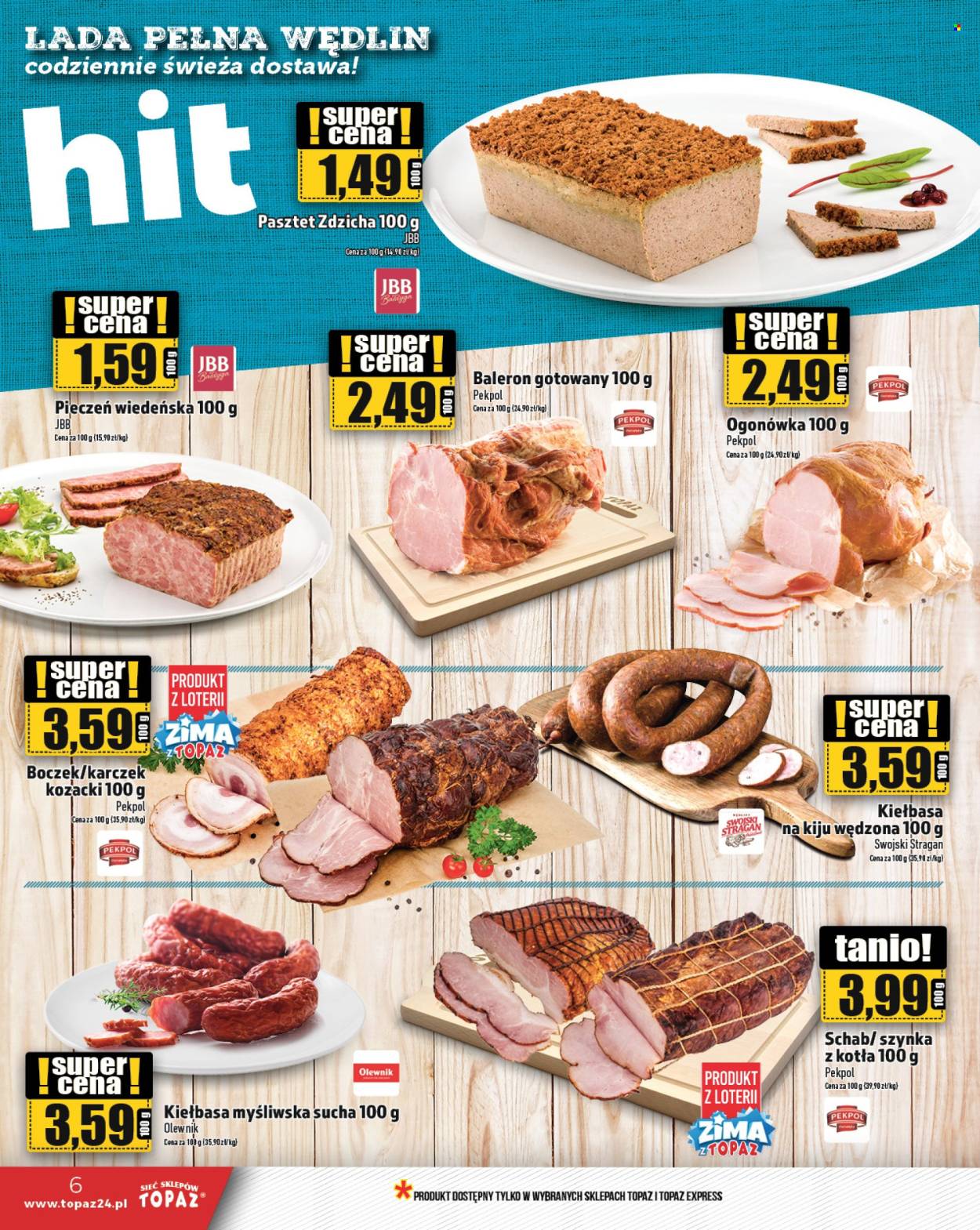 Gazetka Topaz - 23.01.2025 - 29.01.2025. Strona 6