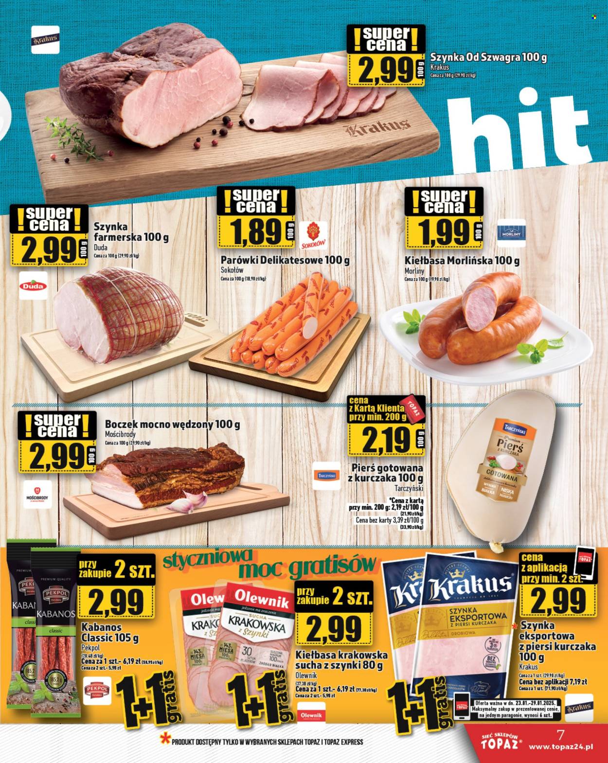 Gazetka Topaz - 23.01.2025 - 29.01.2025. Strona 7