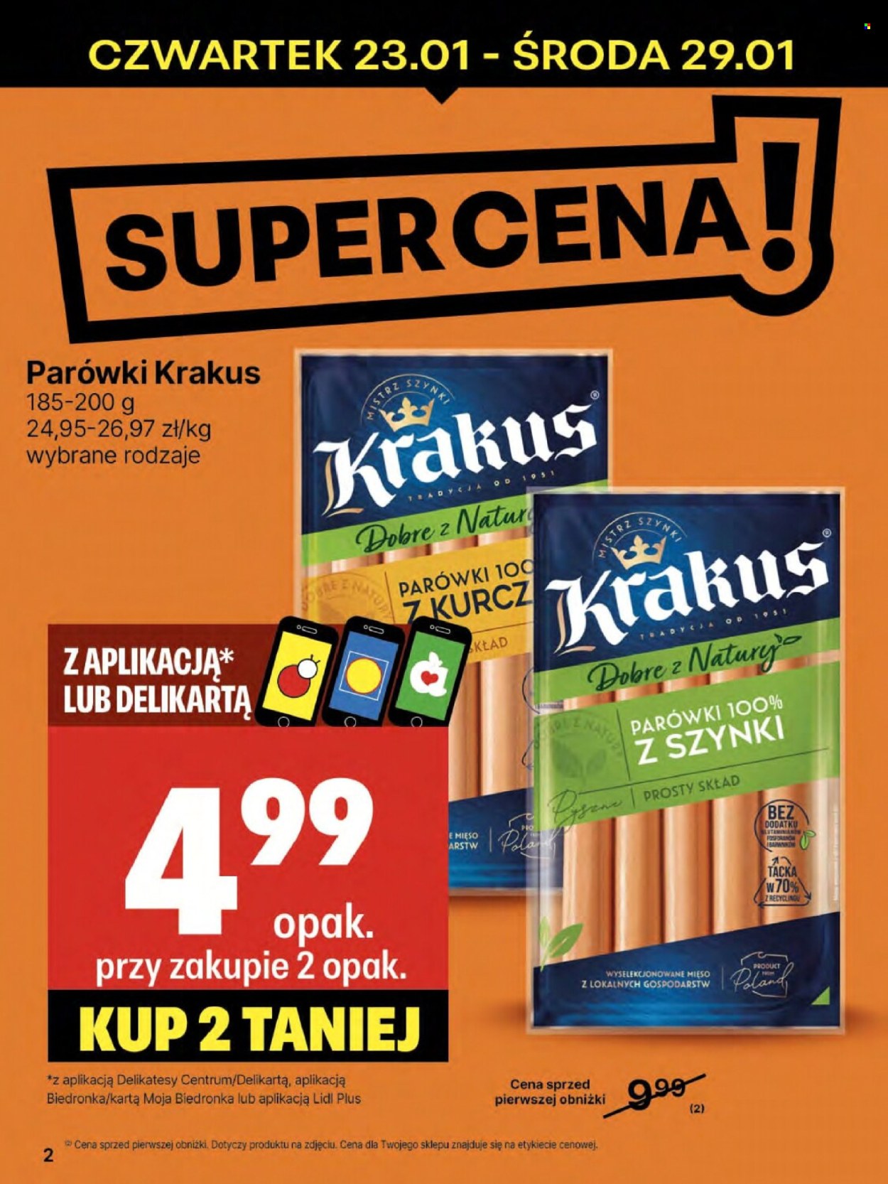 Gazetka Delikatesy Centrum - 23.01.2025 - 29.01.2025. Strona 2