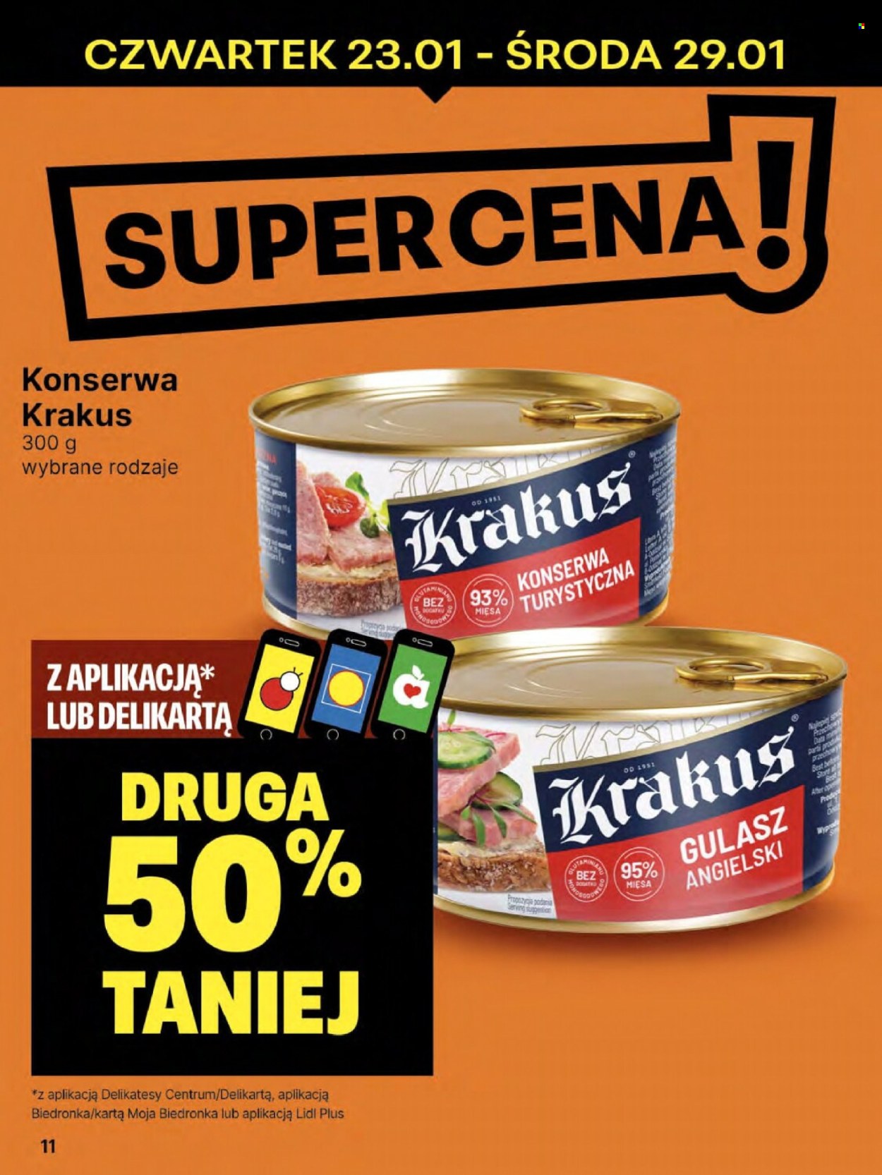 Gazetka Delikatesy Centrum - 23.01.2025 - 29.01.2025. Strona 11