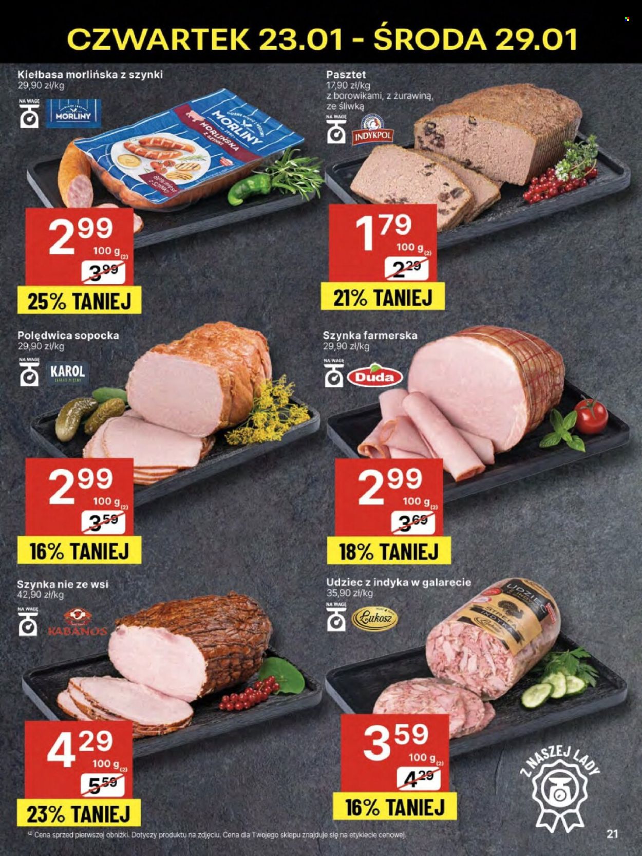 Gazetka Delikatesy Centrum - 23.01.2025 - 29.01.2025. Strona 21