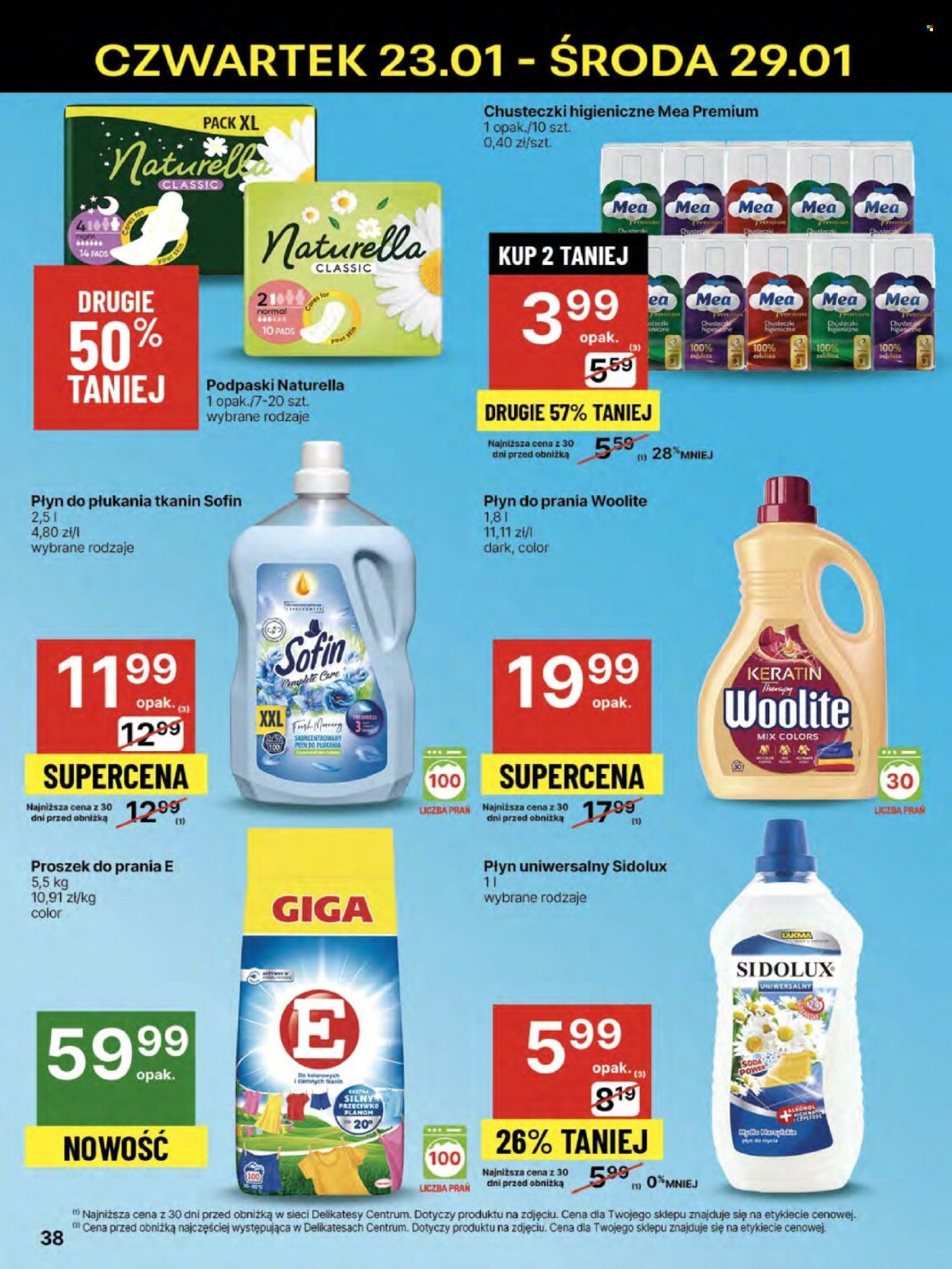 Gazetka Delikatesy Centrum - 23.01.2025 - 29.01.2025. Strona 38