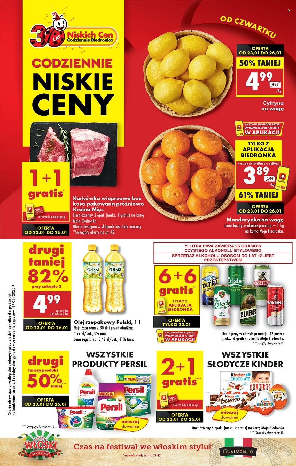 Gazetka Biedronka - 23.01.2025 - 29.01.2025. Strona 1