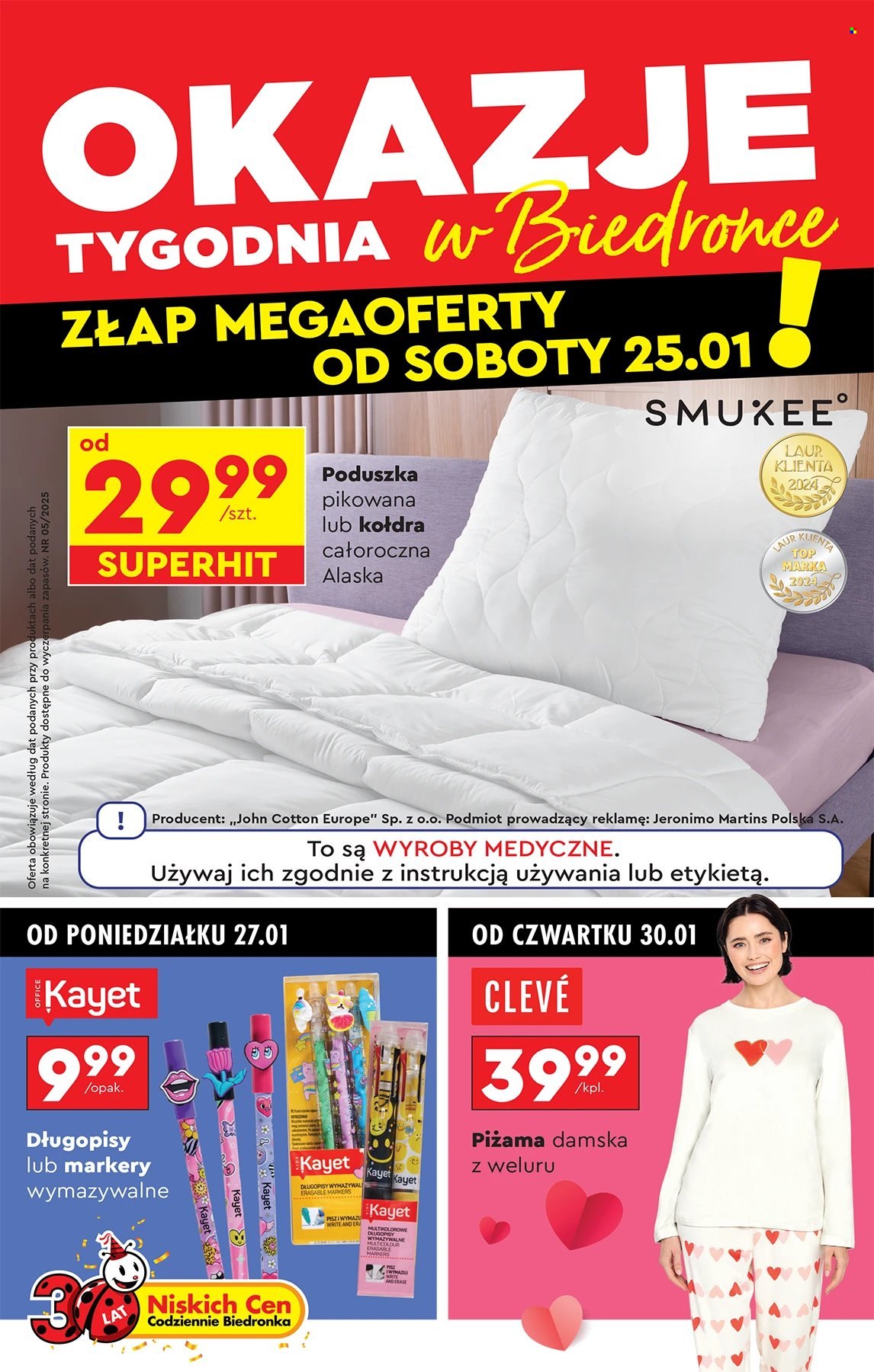 Gazetka Biedronka - 27.01.2025 - 12.02.2025. Strona 1