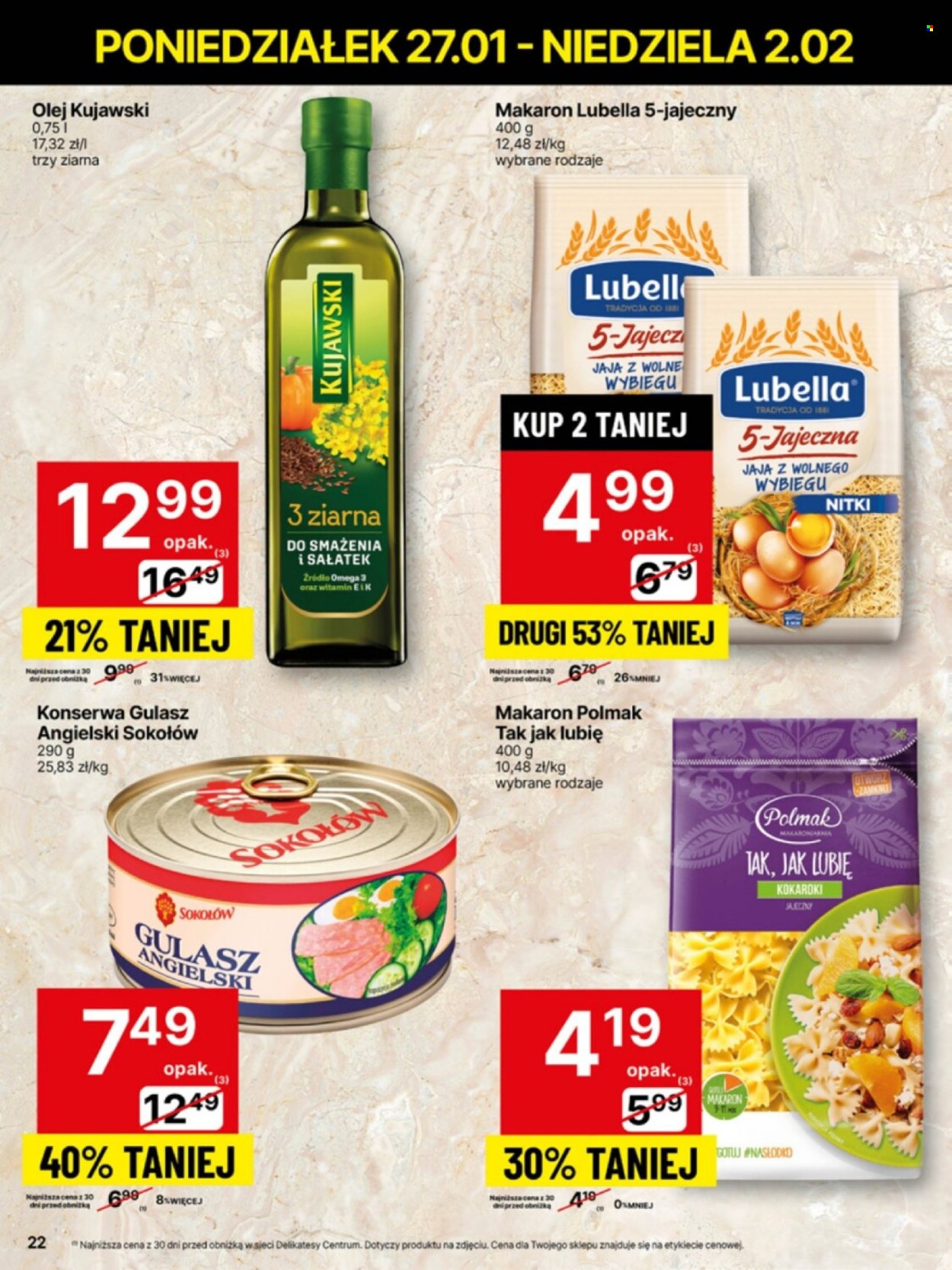 Gazetka Delikatesy Centrum - 27.01.2025 - 2.02.2025. Strona 22