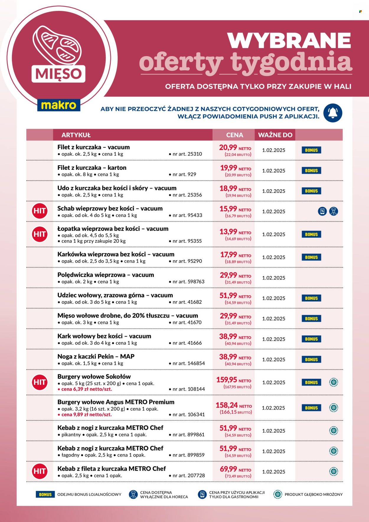 Gazetka Makro - 26.01.2025 - 1.02.2025. Strona 1
