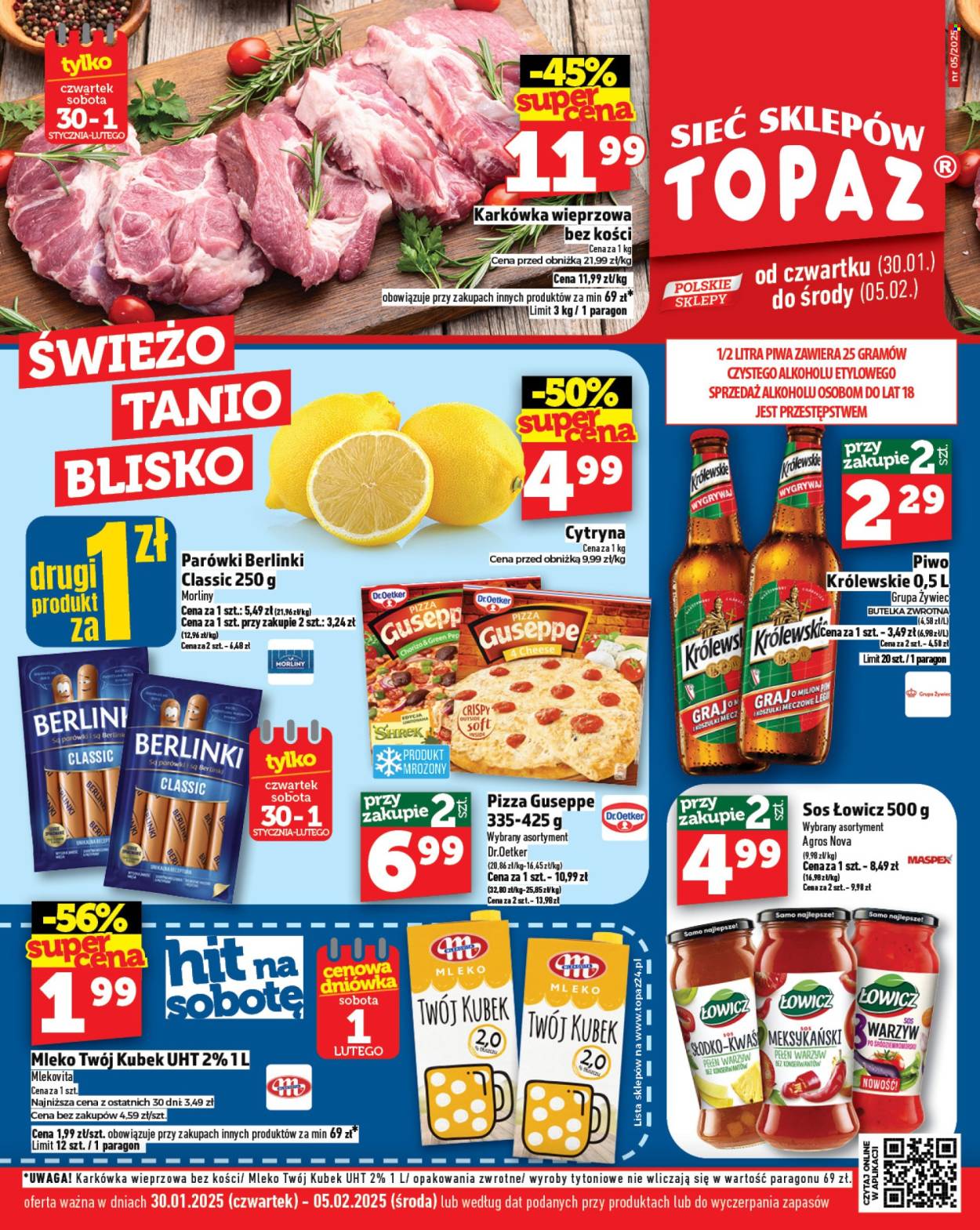 Gazetka Topaz - 30.01.2025 - 5.02.2025. Strona 1