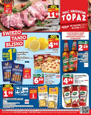 Gazetka Topaz - 30.01.2025 - 5.02.2025.