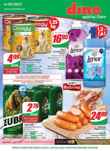 Gazetka Dino - 29.01.2025 - 4.02.2025.