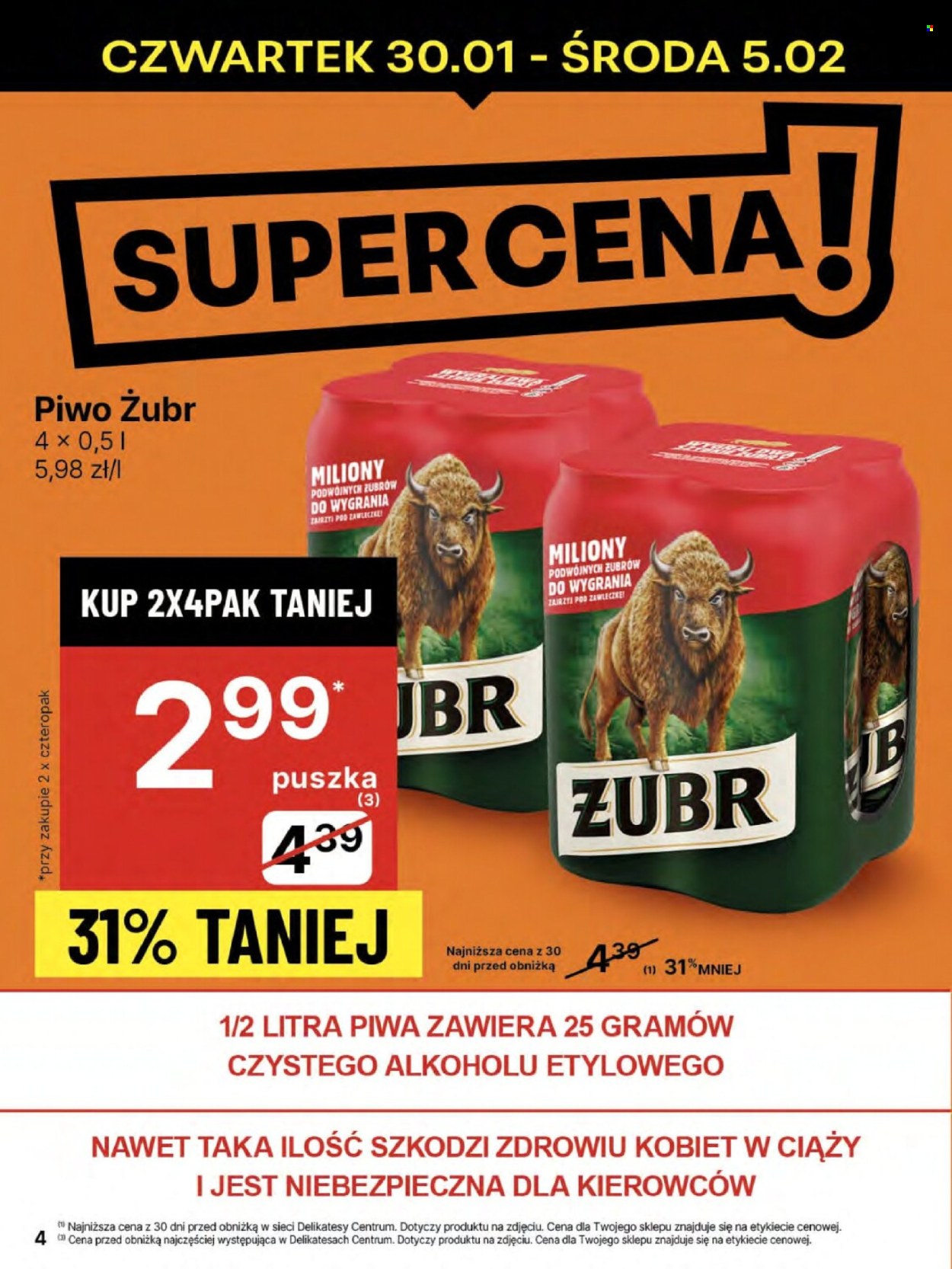 Gazetka Delikatesy Centrum - 30.01.2025 - 5.02.2025. Strona 4