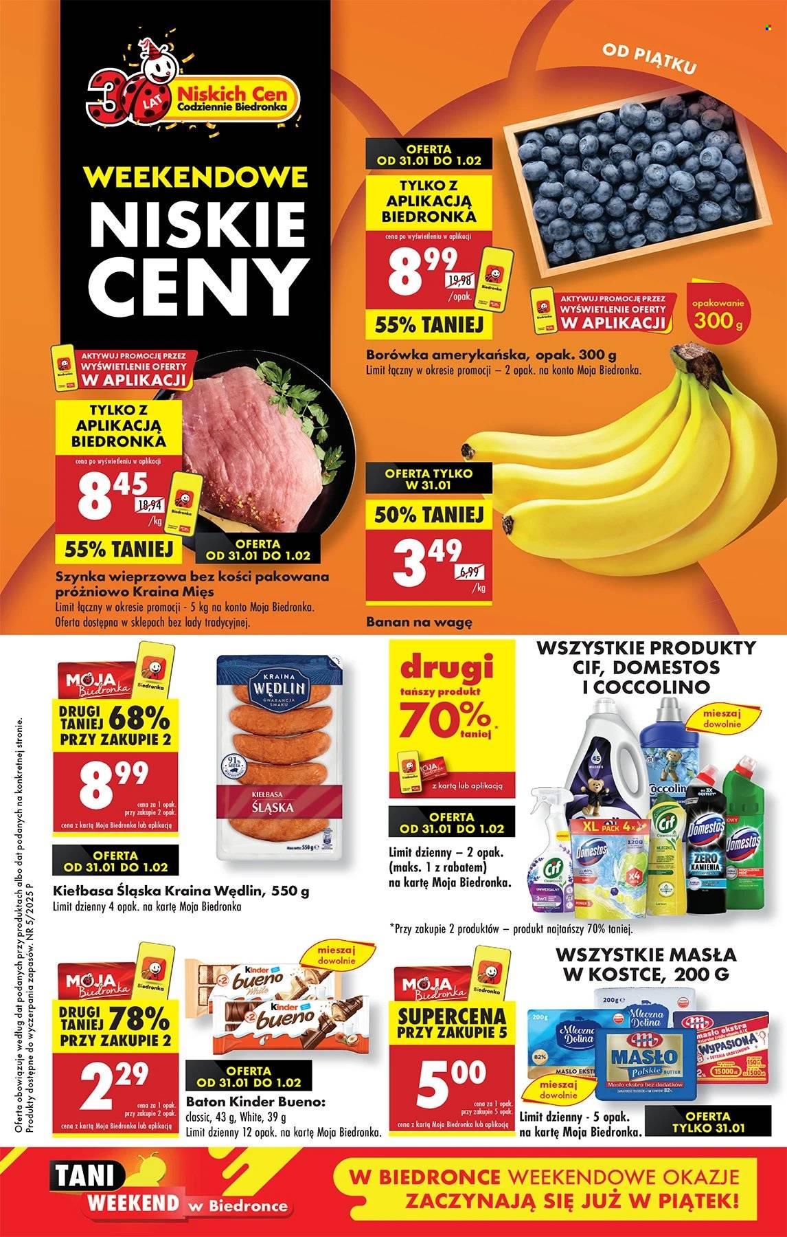 Gazetka Biedronka - 31.01.2025 - 5.02.2025. Strona 1