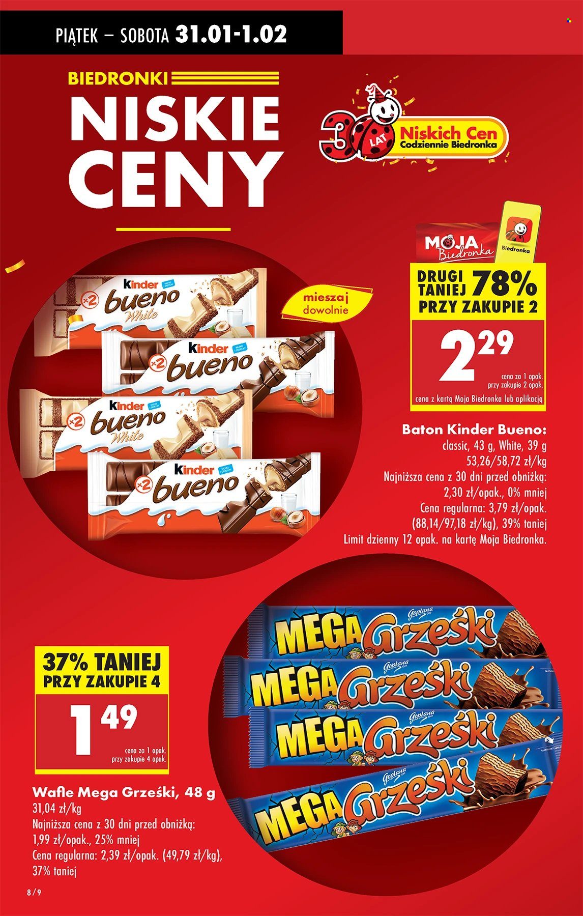 Gazetka Biedronka - 31.01.2025 - 5.02.2025. Strona 8