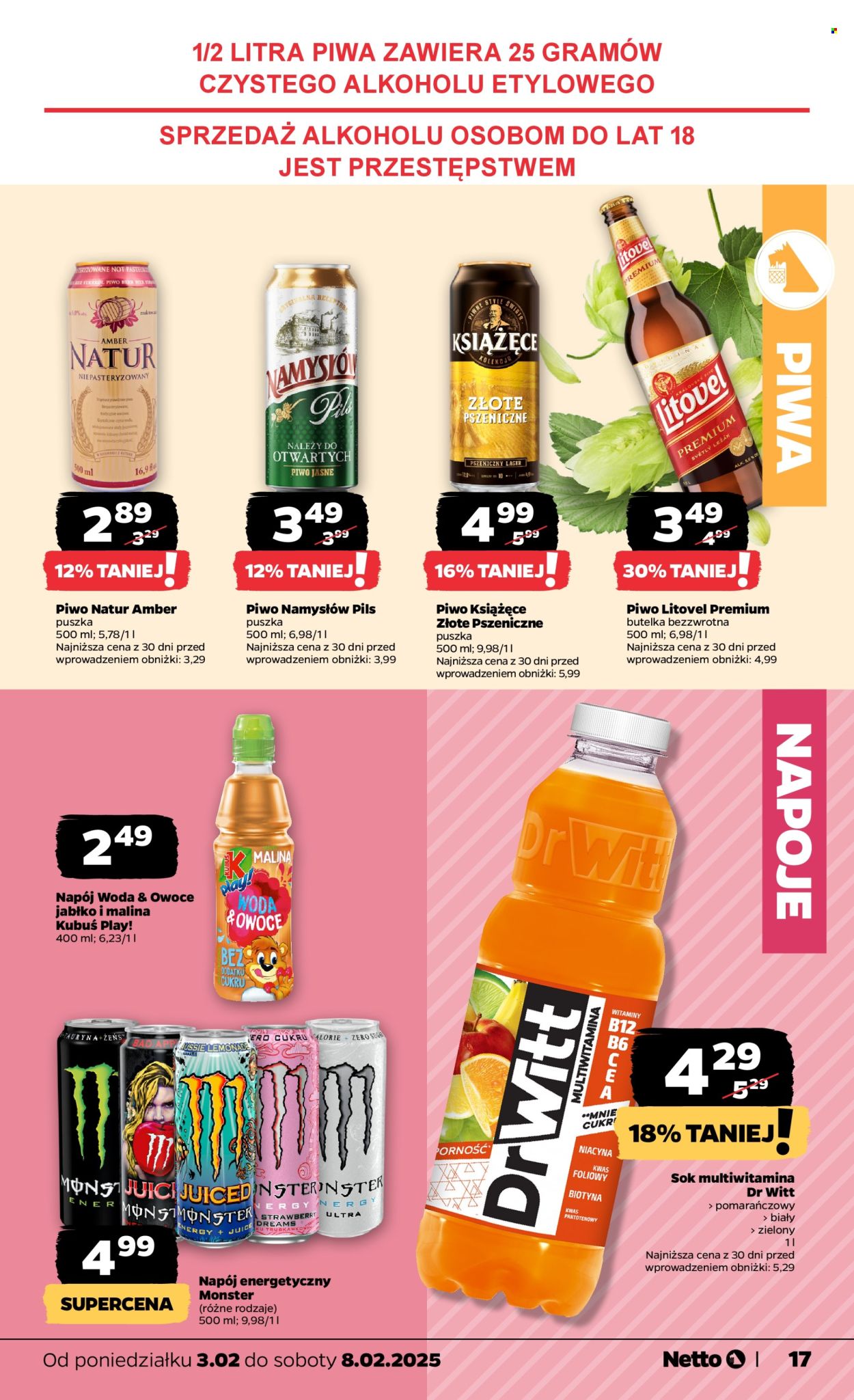 Gazetka Netto - 3.02.2025 - 8.02.2025. Strona 17