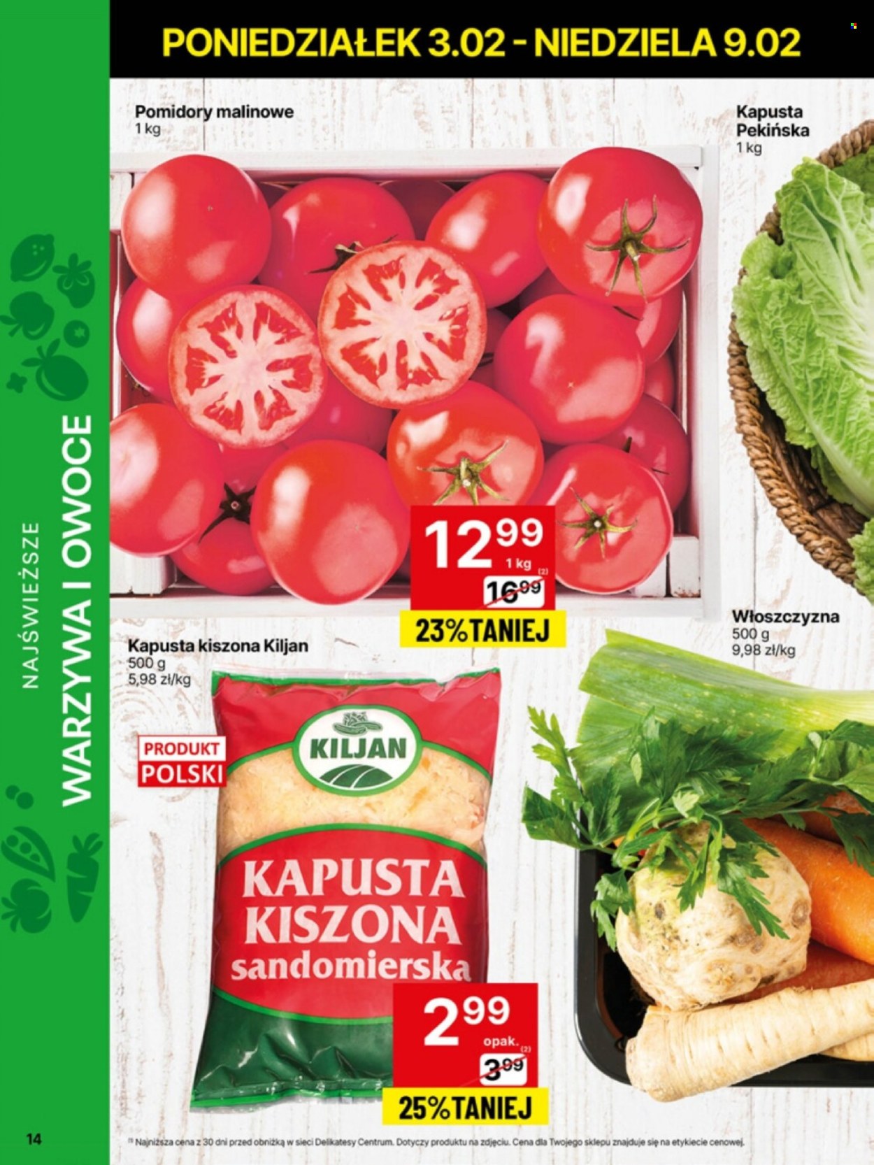Gazetka Delikatesy Centrum - 3.02.2025 - 9.02.2025. Strona 14