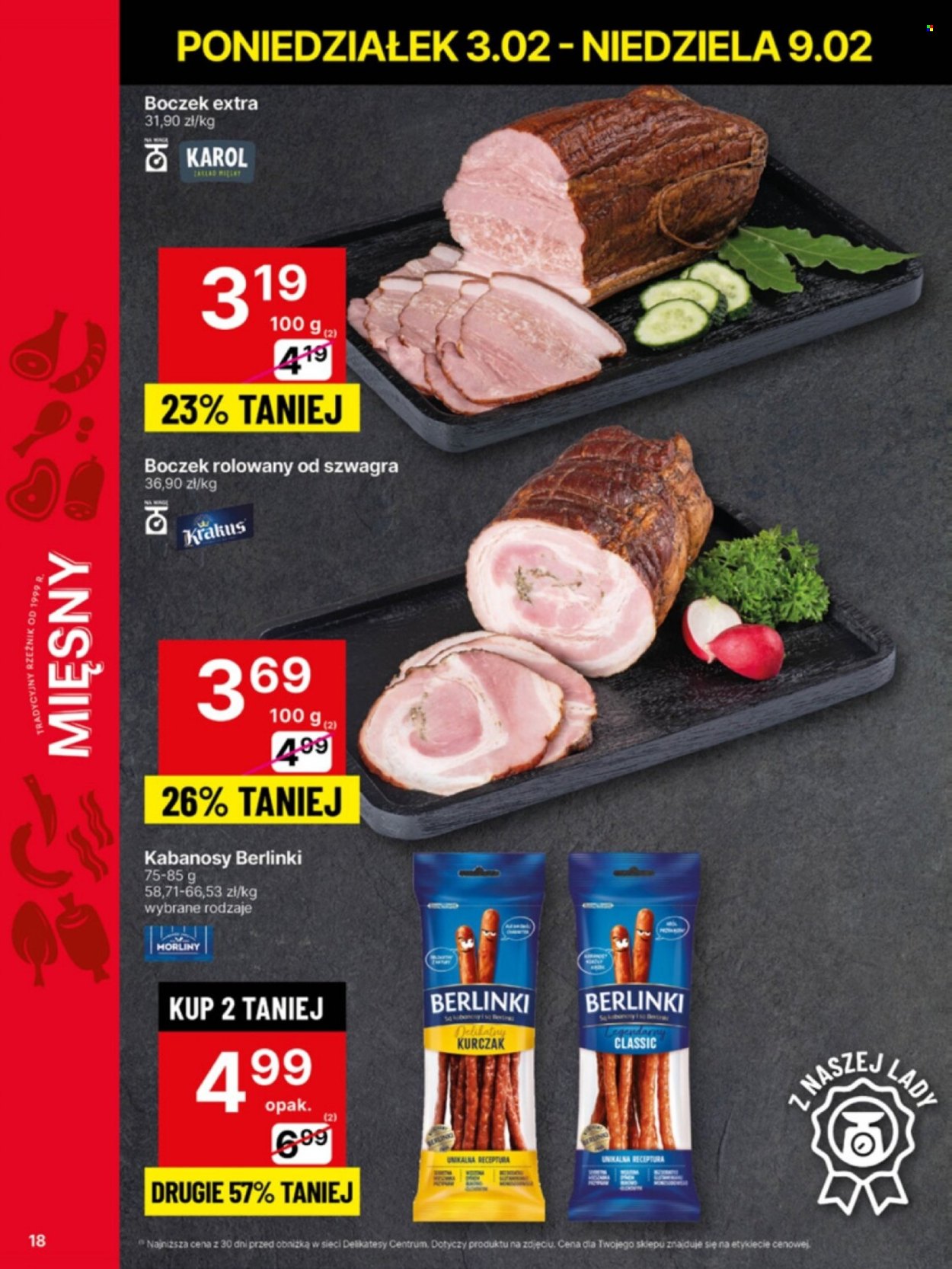 Gazetka Delikatesy Centrum - 3.02.2025 - 9.02.2025. Strona 18