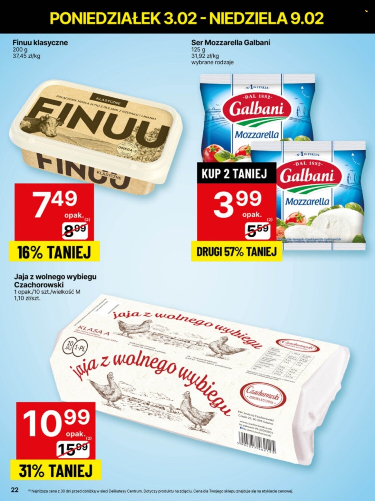 Gazetka Delikatesy Centrum - 3.02.2025 - 9.02.2025. Strona 22