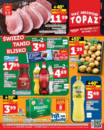 Gazetka Topaz - 6.02.2025 - 12.02.2025.