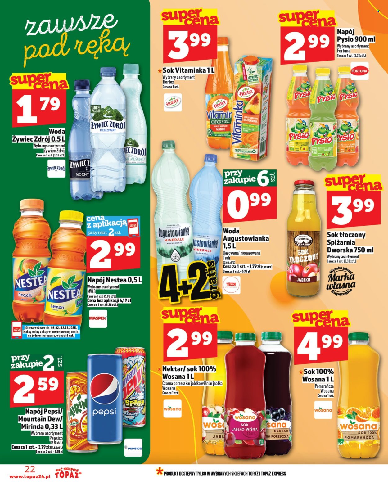 Gazetka Topaz - 6.02.2025 - 12.02.2025. Strona 22