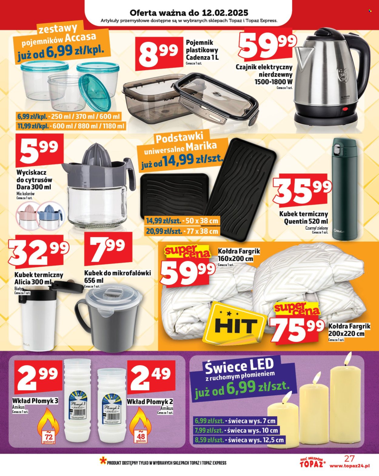 Gazetka Topaz - 6.02.2025 - 12.02.2025. Strona 27