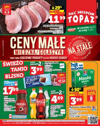 Gazetka Topaz - 6.02.2025 - 12.02.2025.