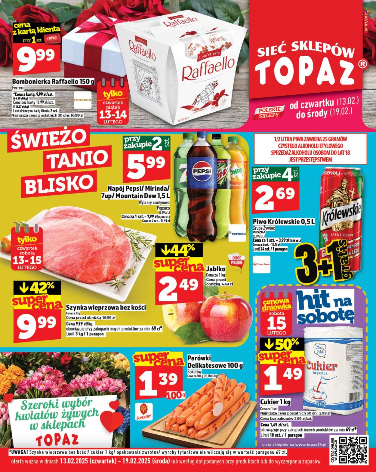 Gazetka Topaz - 13.02.2025 - 19.02.2025. Strona 1