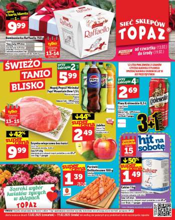 Gazetka Topaz - 13.02.2025 - 19.02.2025.