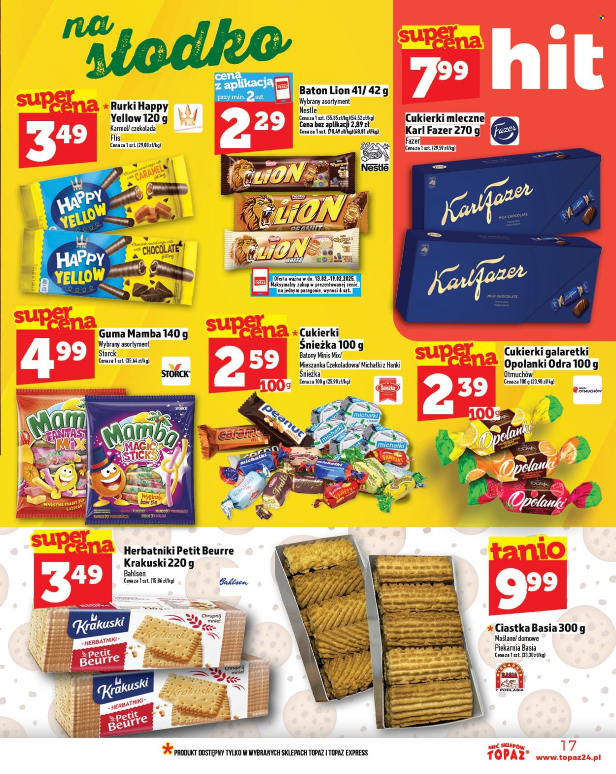 Gazetka Topaz - 13.02.2025 - 19.02.2025. Strona 17