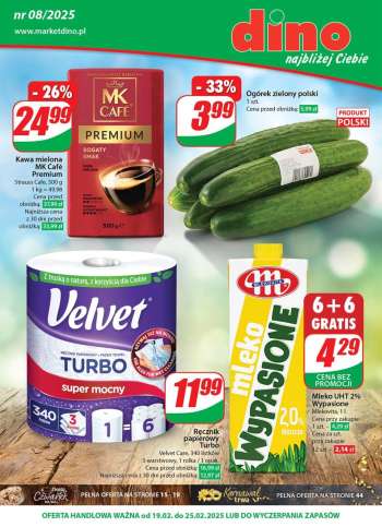 Gazetka Dino - 19.02.2025 - 25.02.2025.