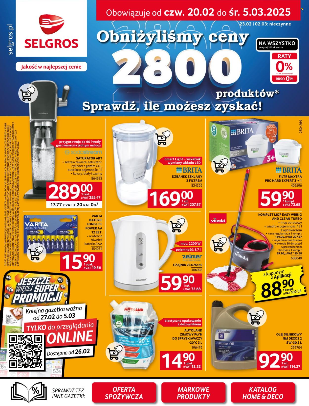 Gazetka Selgros - 20.02.2025 - 5.03.2025. Strona 1