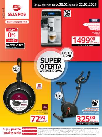 Gazetka Selgros - 20.02.2025 - 22.02.2025.