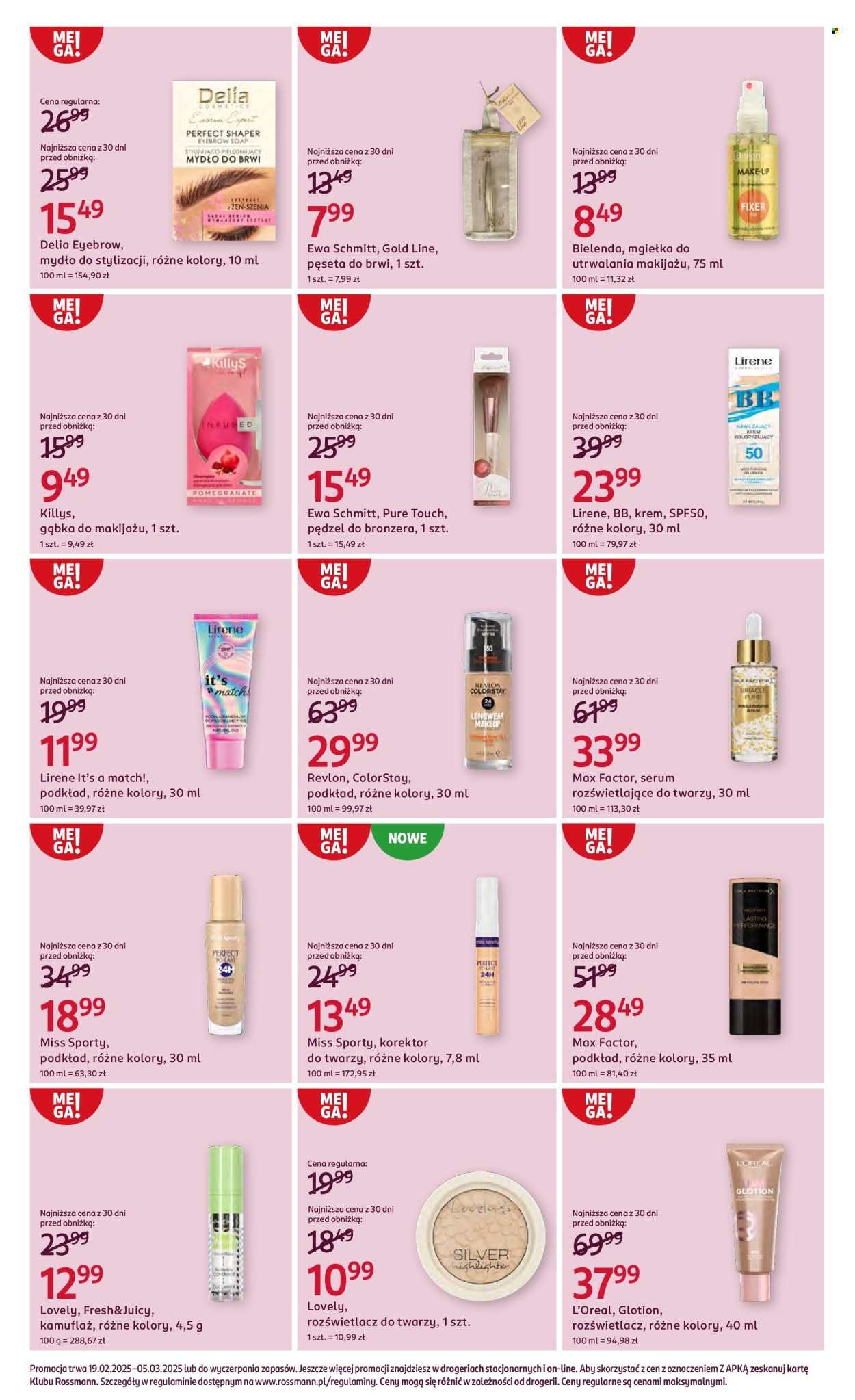 Leták Rossmann - 19.2.2025 - 5.3.2025. Strana 3