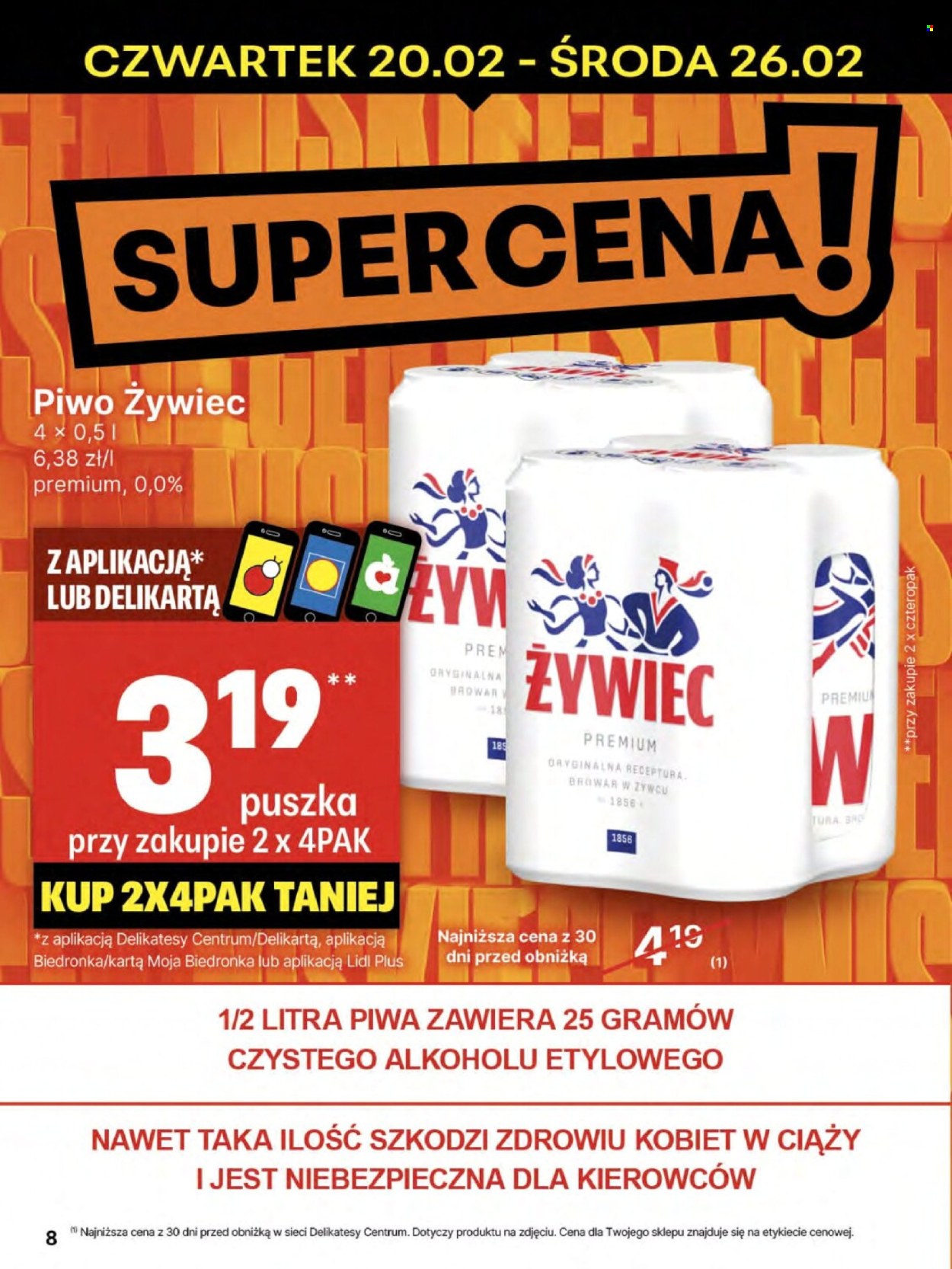 Gazetka Delikatesy Centrum - 20.02.2025 - 26.02.2025. Strona 8