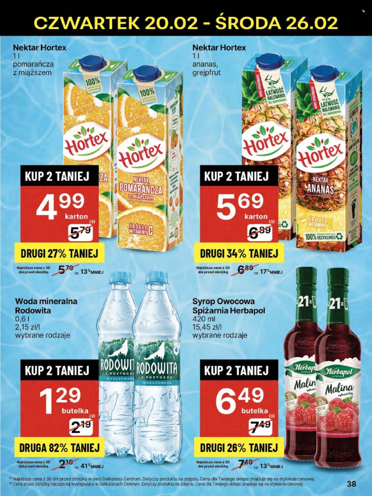 Gazetka Delikatesy Centrum - 20.02.2025 - 26.02.2025. Strona 38