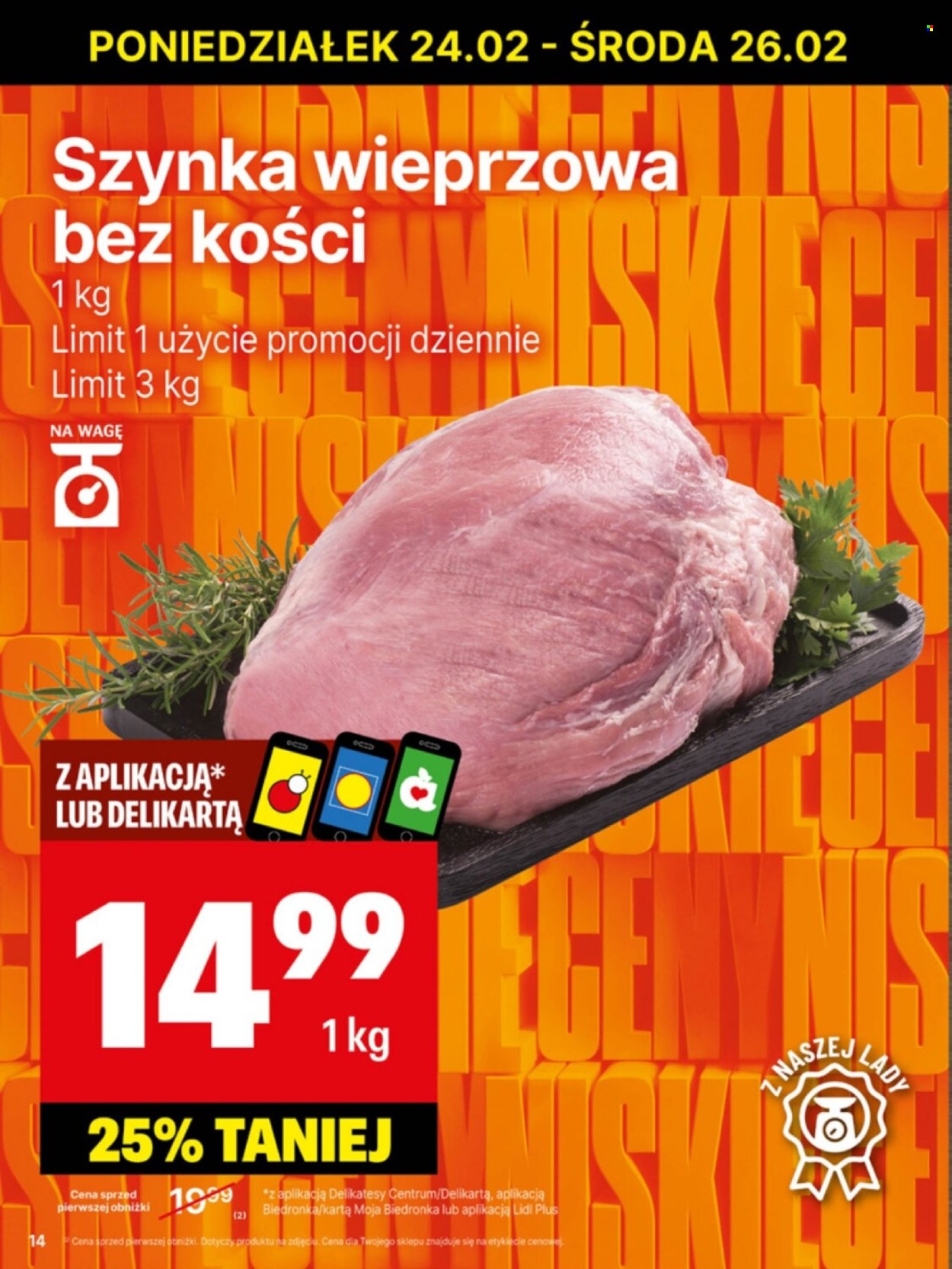Gazetka Delikatesy Centrum - 24.02.2025 - 2.03.2025. Strona 14