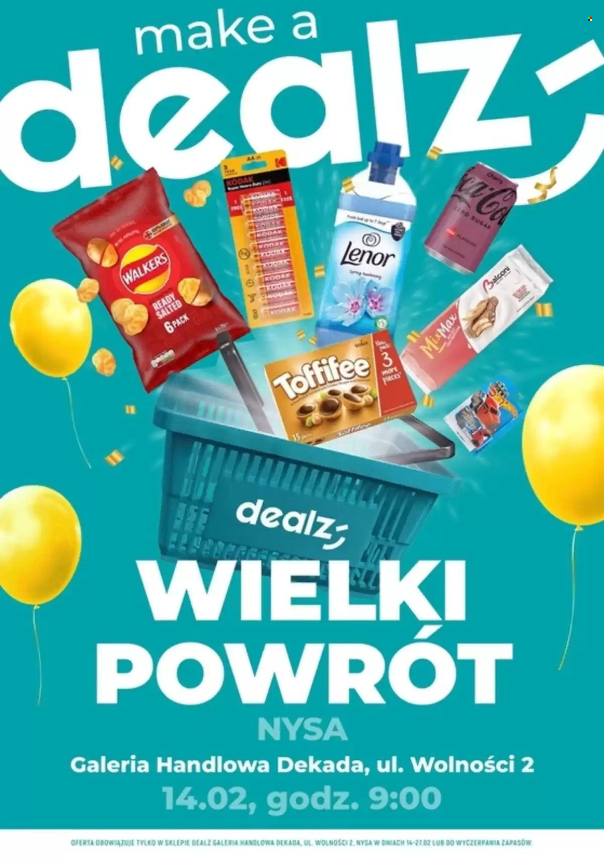 Gazetka Dealz - 14.02.2025 - 27.02.2025. Strona 1