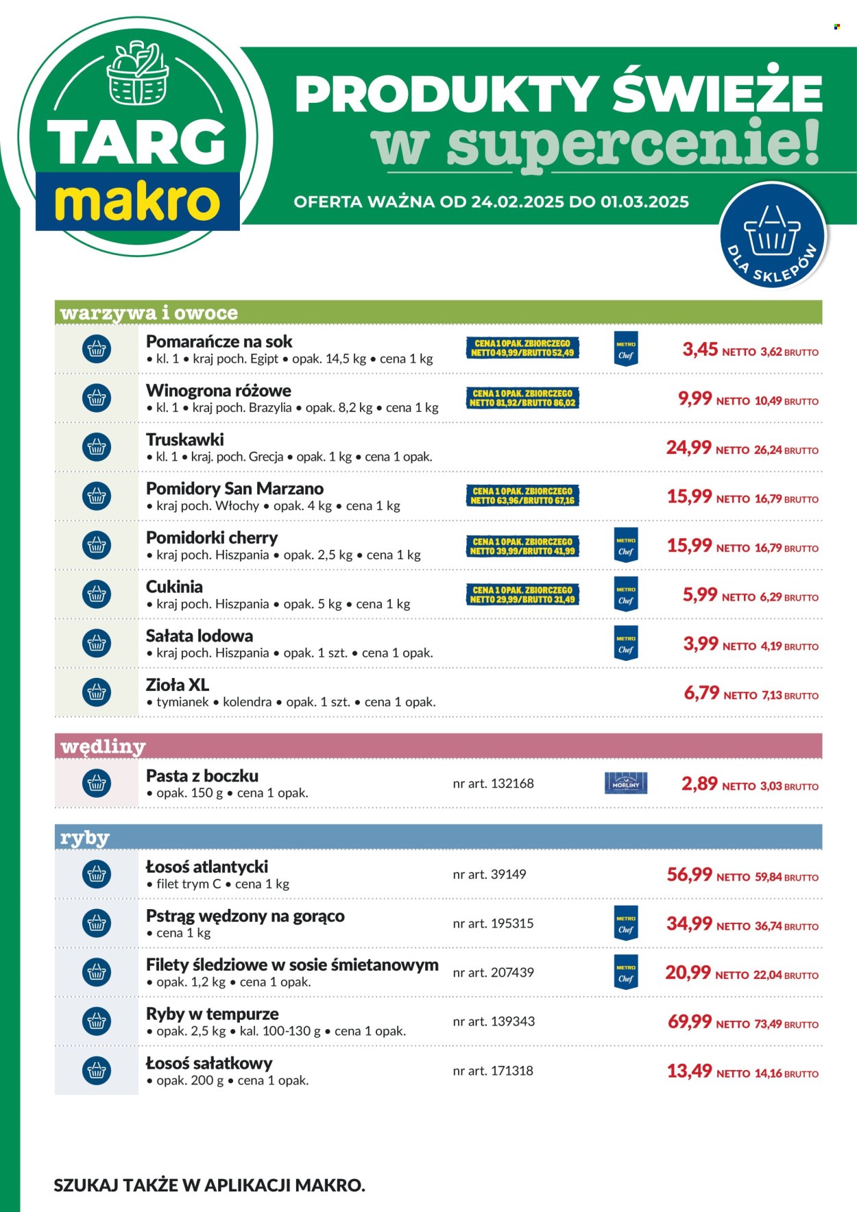 Gazetka Makro - 24.02.2025 - 1.03.2025. Strona 1