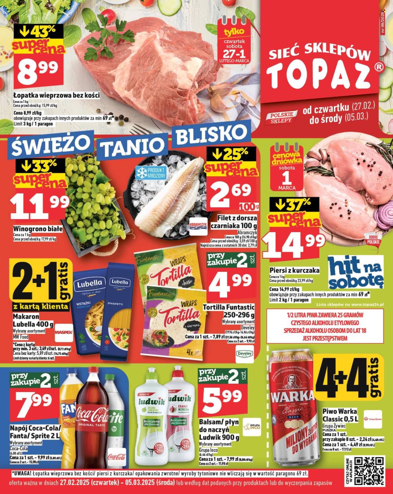 Gazetka Topaz - 27.02.2025 - 5.03.2025. Strona 1