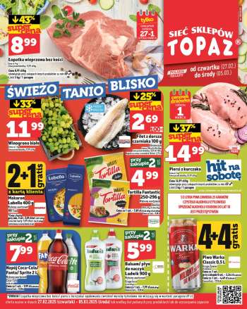 Gazetka Topaz - 27.02.2025 - 5.03.2025.