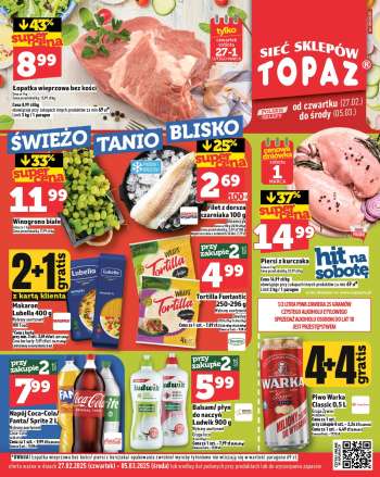 Gazetka Topaz - 27.02.2025 - 5.03.2025.