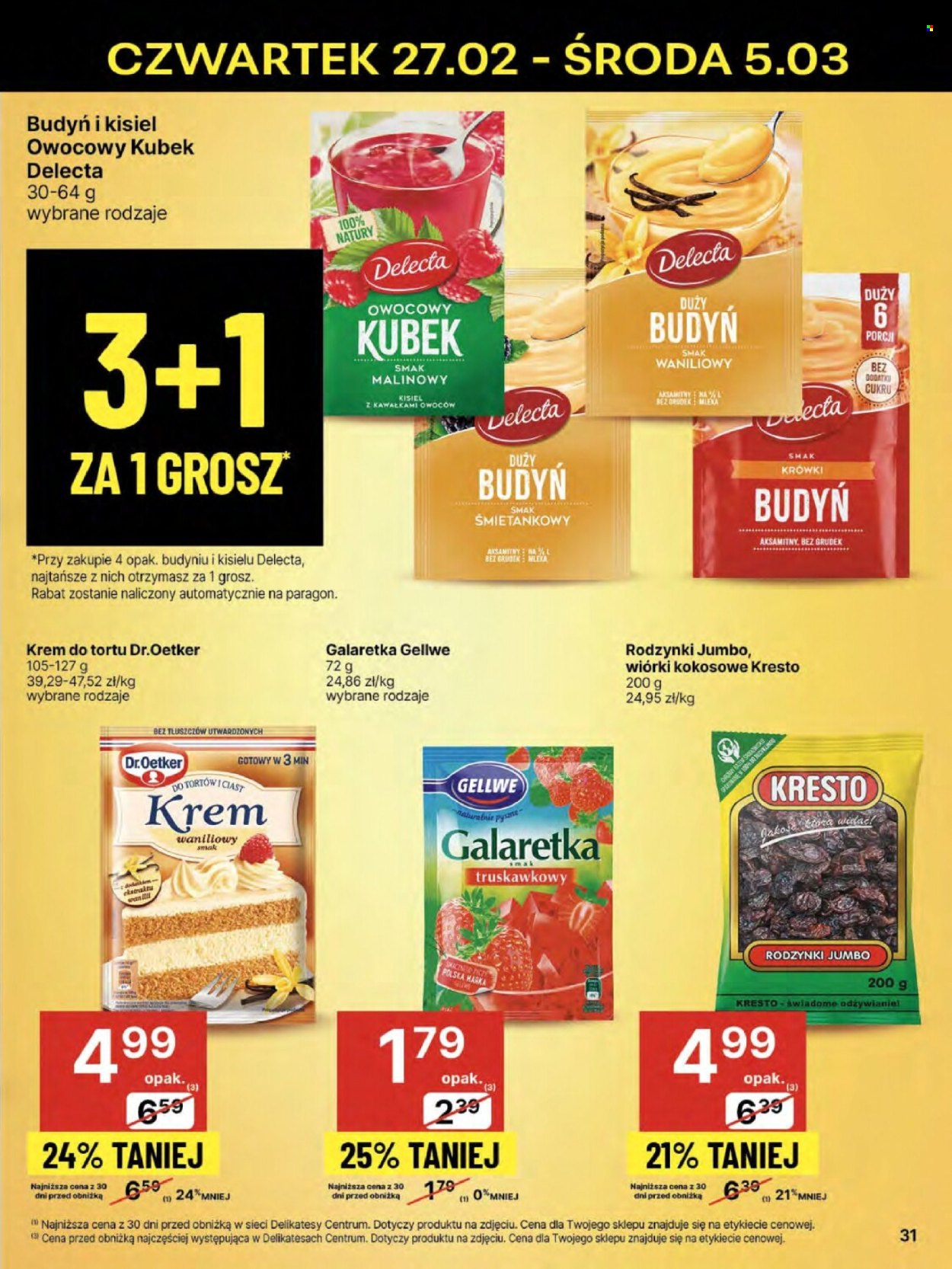 Gazetka Delikatesy Centrum - 27.02.2025 - 5.03.2025. Strona 31
