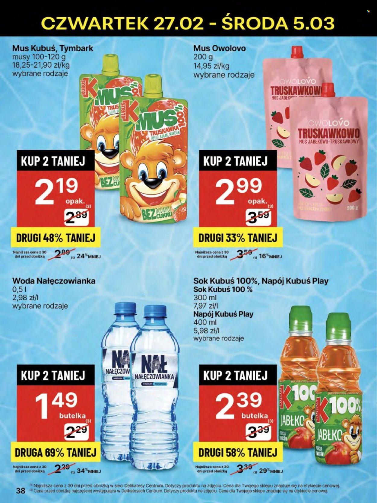 Gazetka Delikatesy Centrum - 27.02.2025 - 5.03.2025. Strona 38