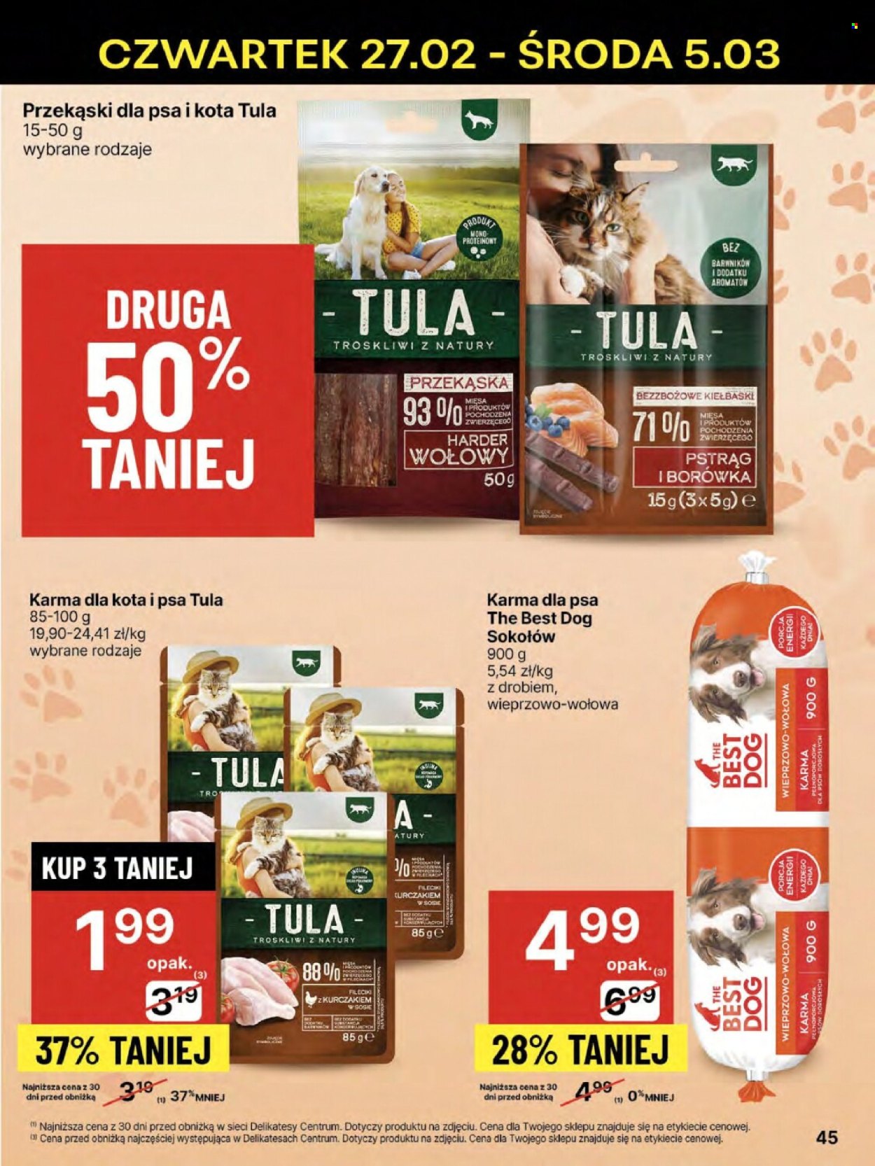 Gazetka Delikatesy Centrum - 27.02.2025 - 5.03.2025. Strona 45