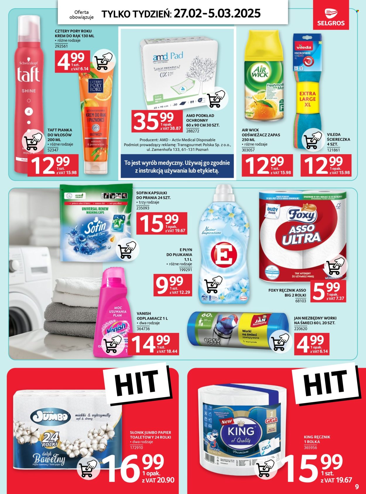 Gazetka Selgros - 27.02.2025 - 5.03.2025. Strona 9