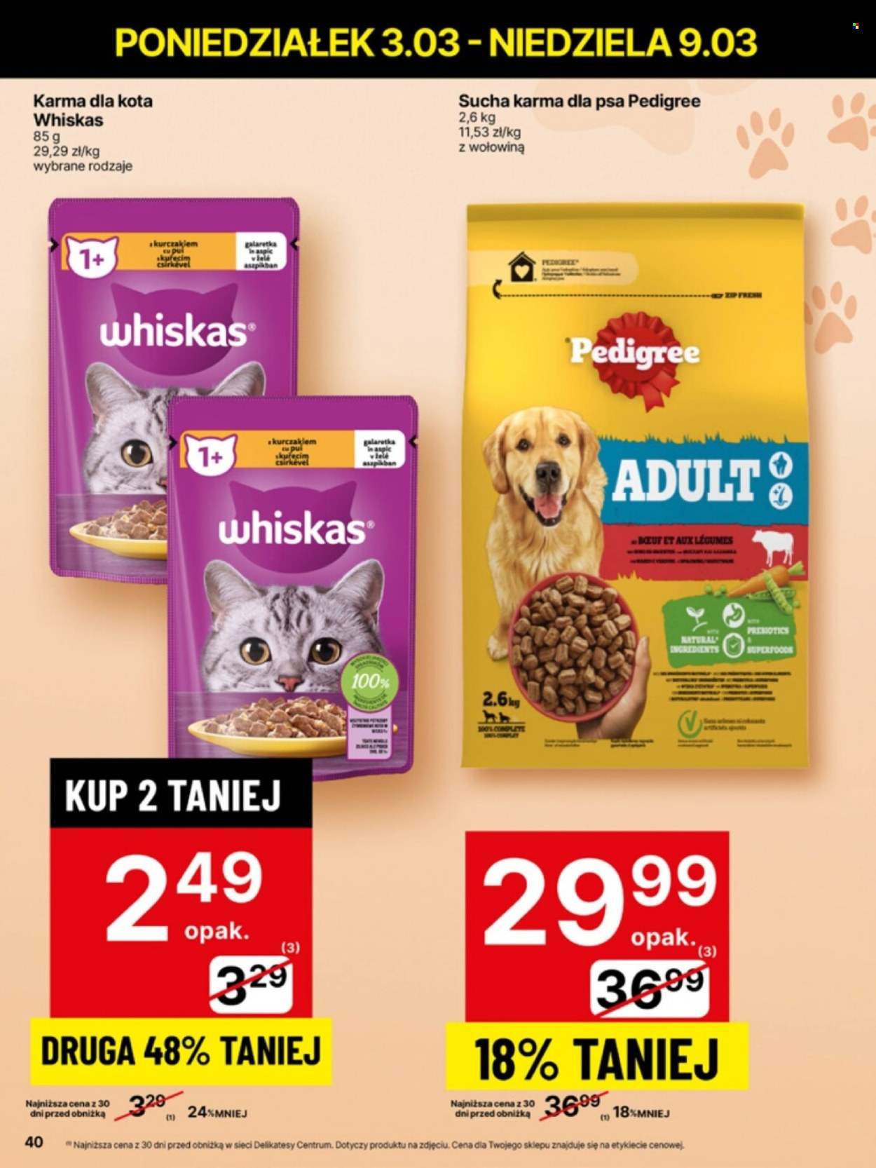 Gazetka Delikatesy Centrum - 3.03.2025 - 9.03.2025. Strona 40