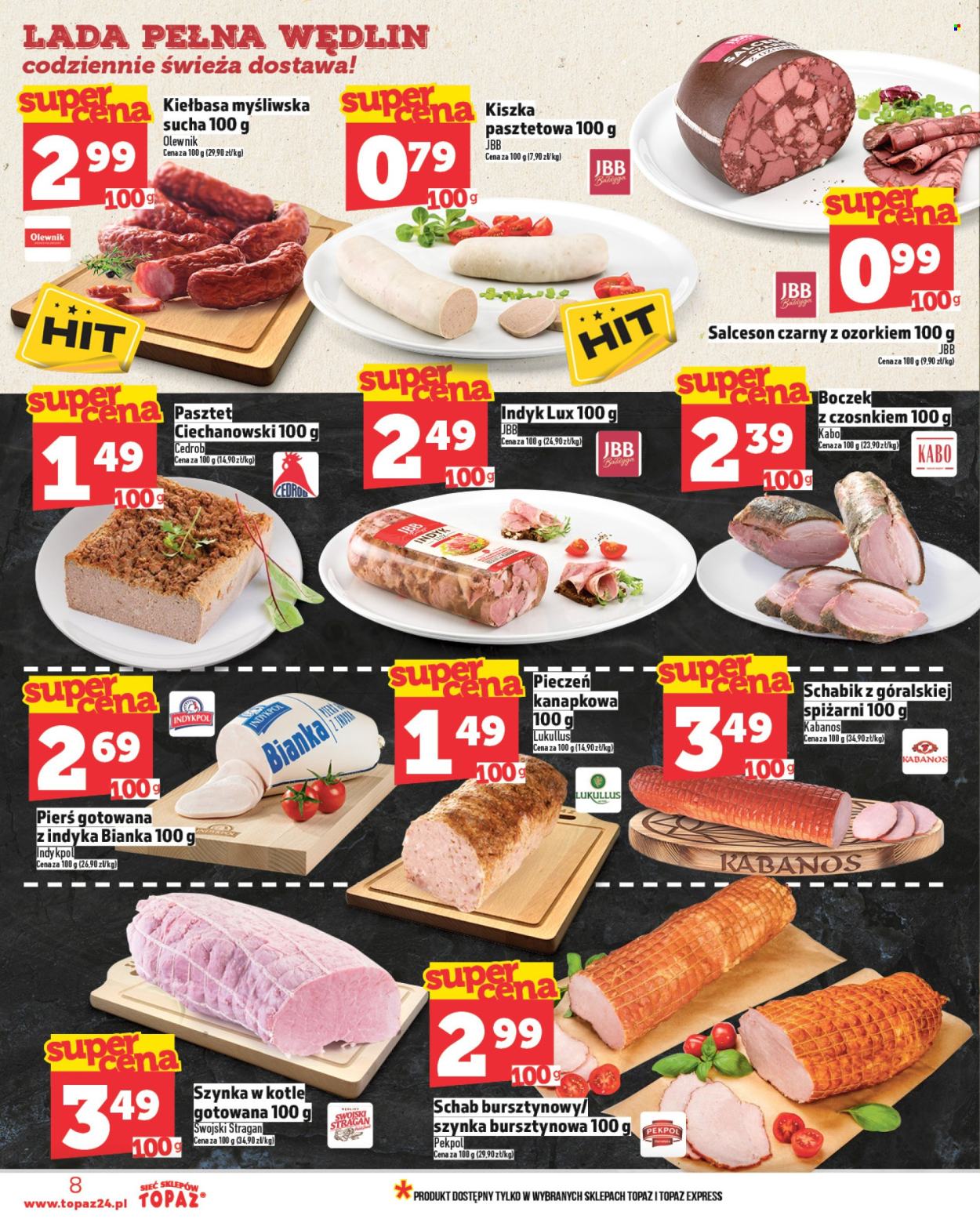 Gazetka Topaz - 6.03.2025 - 12.03.2025. Strona 8