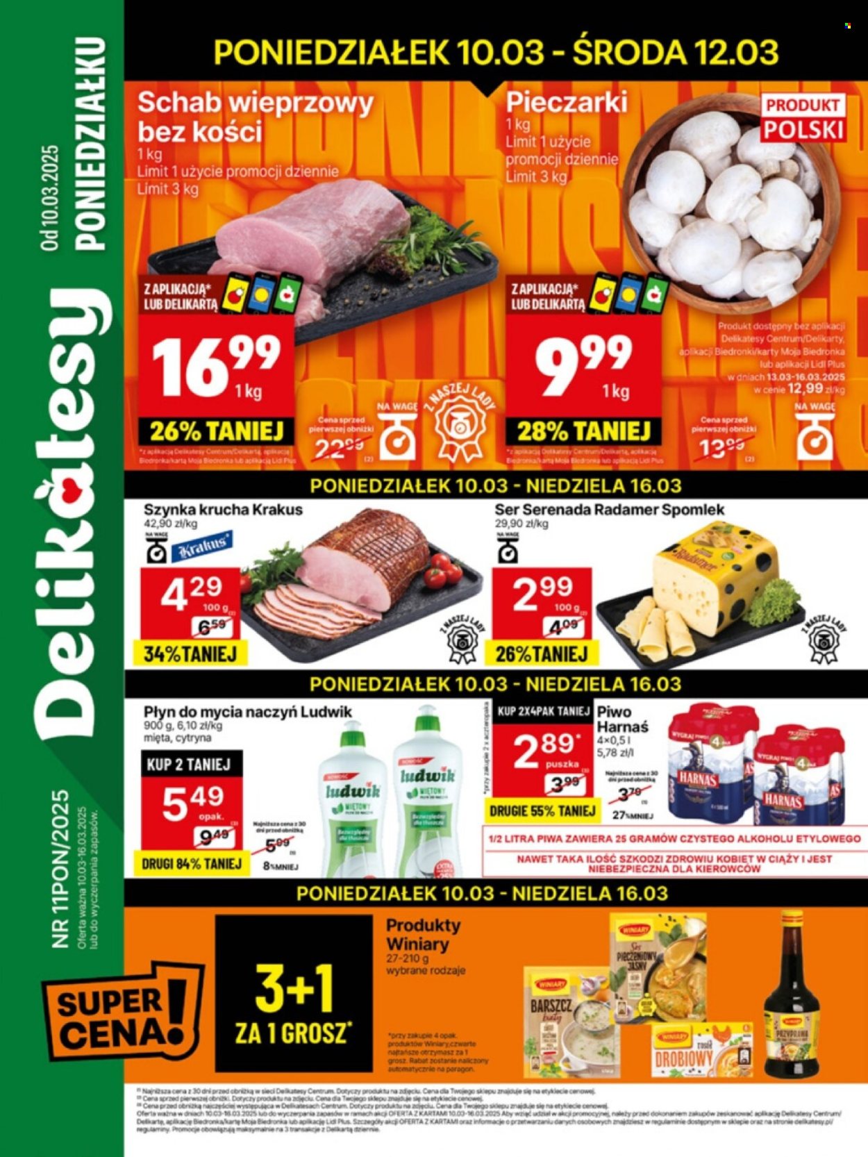 Gazetka Delikatesy Centrum - 10.03.2025 - 16.03.2025. Strona 1