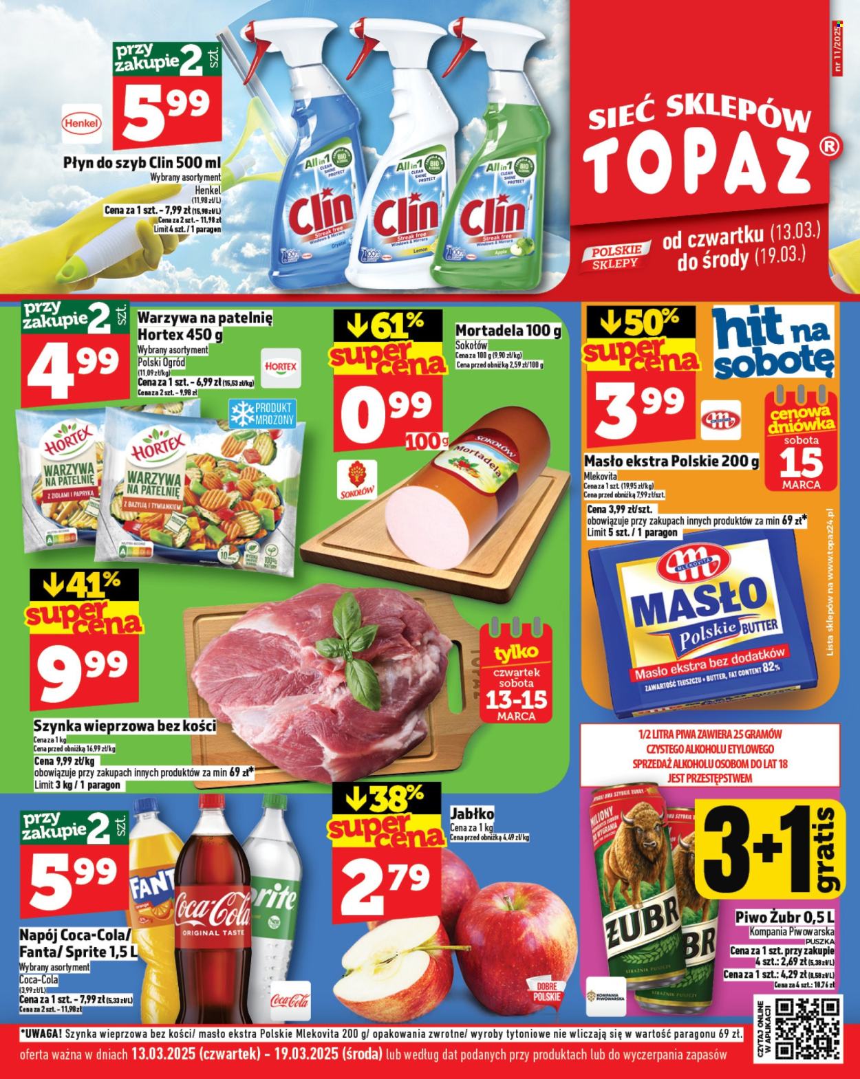 Gazetka Topaz - 13.03.2025 - 19.03.2025. Strona 1